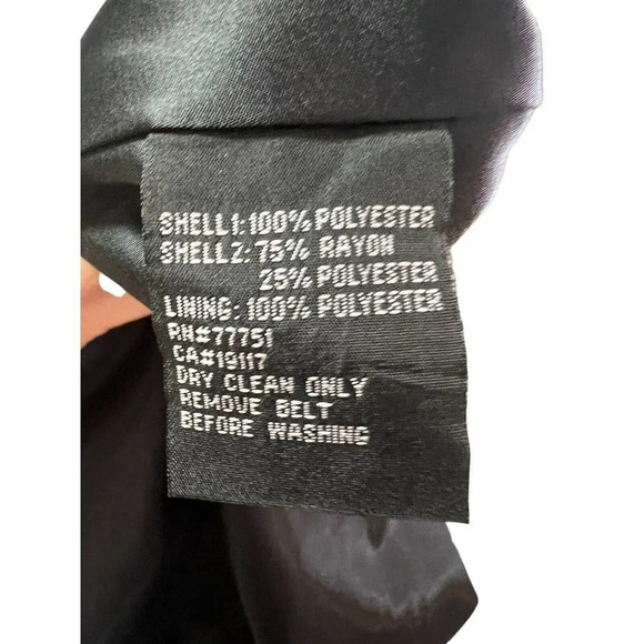 Betsey Johnson Evening Dress Size 4 Black Cocktail Strapless Black Ruffle Back - Picture 16 of 16